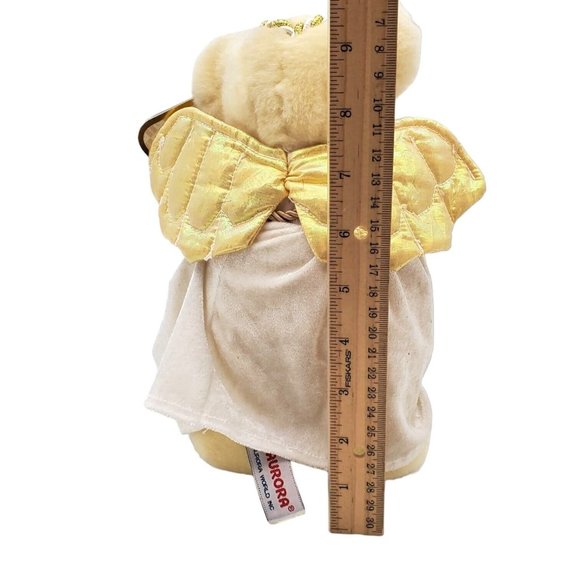 Aurora Angel of Joy‎ Teddy Bear Plush Christmas Holiday Stuffed Animal Gold Star - Picture 5 of 10
